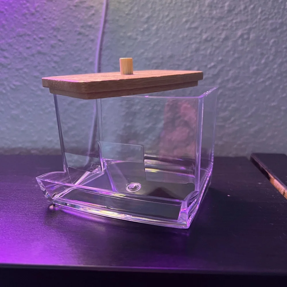 Cute Q-Tip Cotton Swab Container Holder